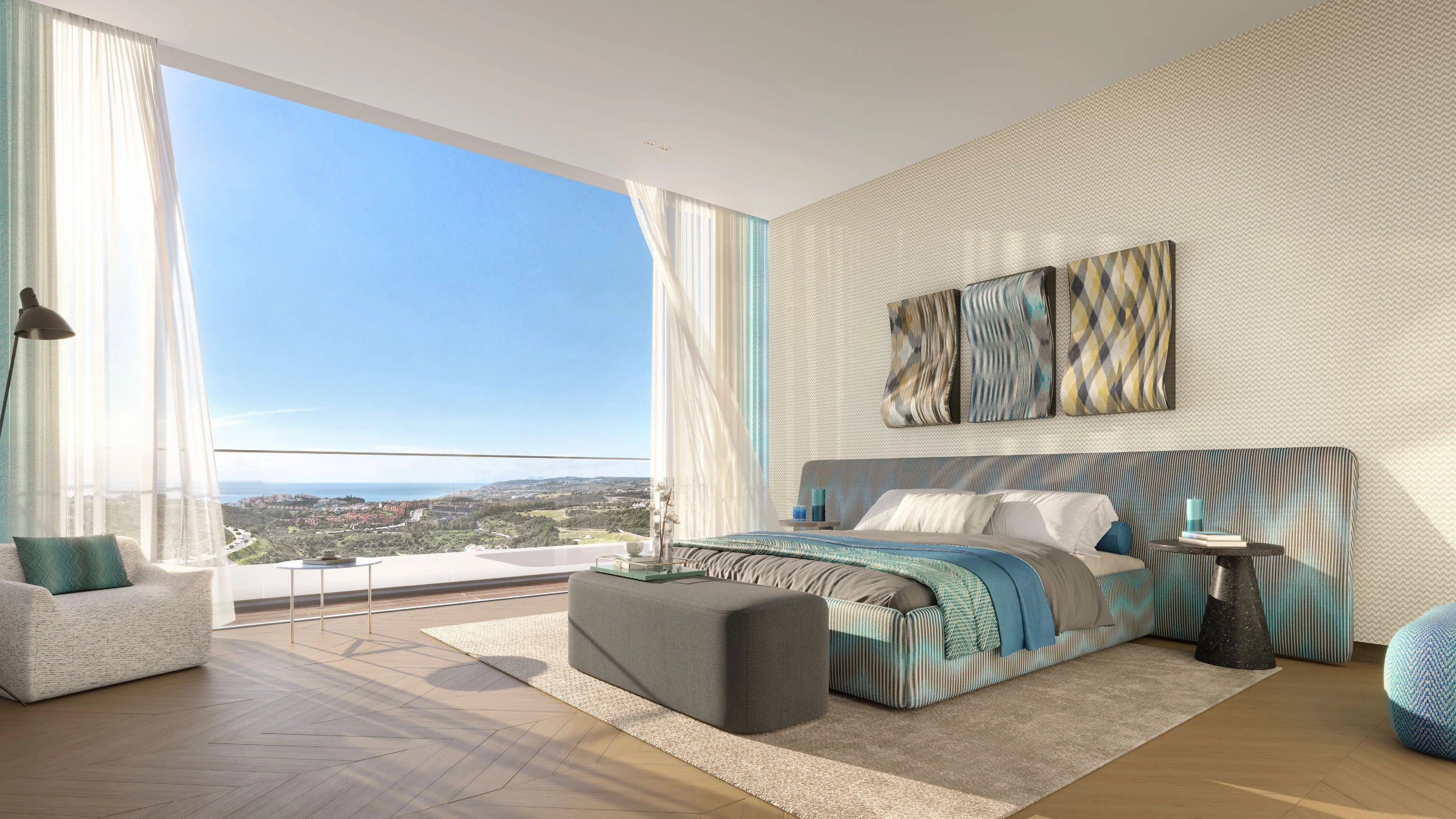 Marea Interiors by Missoni · Bedroom · Project illustration · indicative