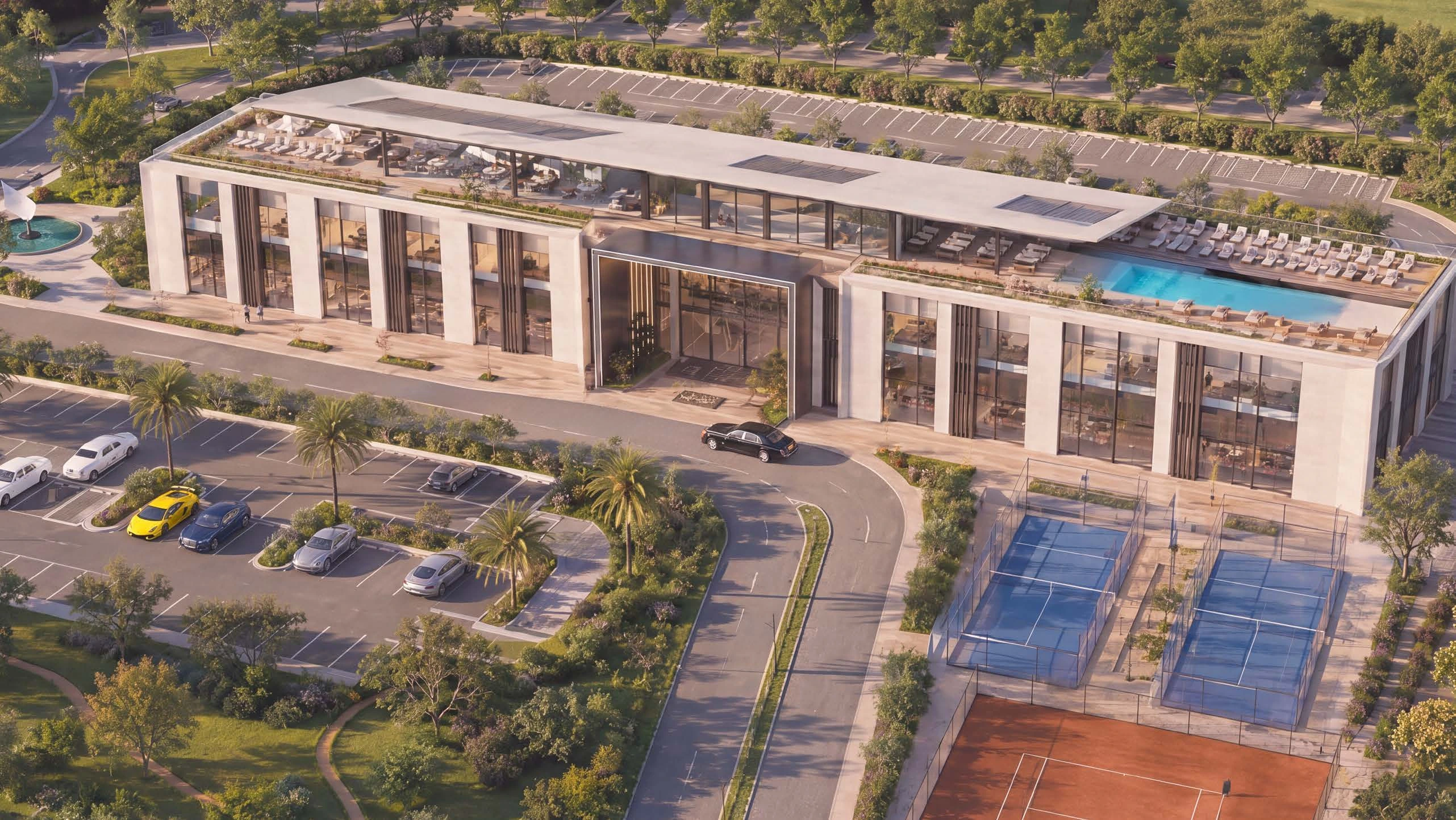 Trump Residences Simaisma · مرافق المجمع الرياضية · تصوّر للمشروع · استرشادي
