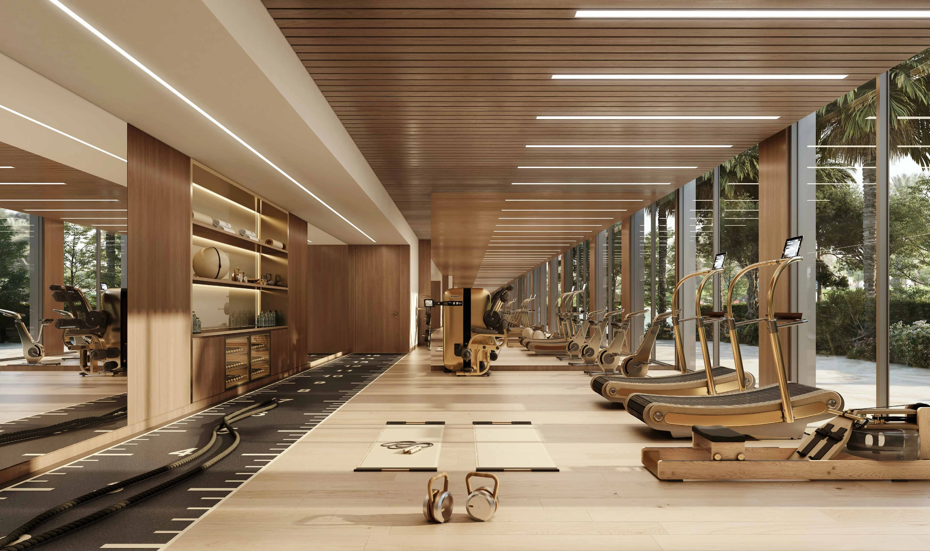 Trump Tower Jeddah · Fitness room · Project illustration · indicative