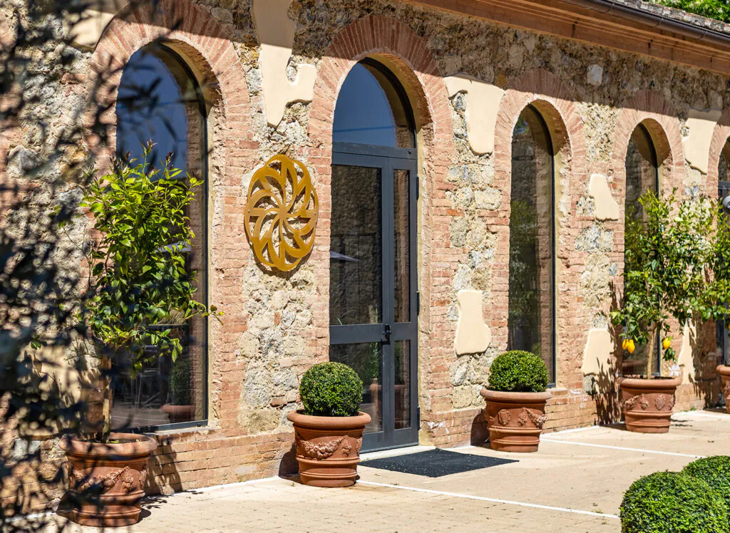 Stone exterior of Guild Siena
